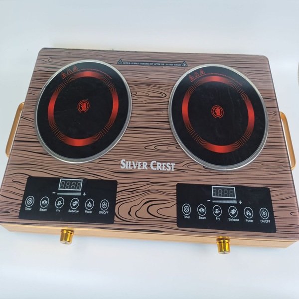 Silver Crest Multifunction Ceramic Hob Smart Electric Infrared Double Induction Cooker_Fintouch Tech.